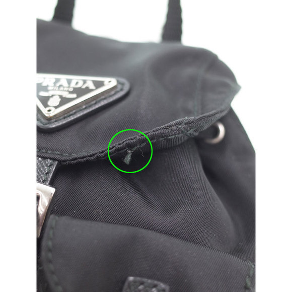 Prada Backpack Type Mini Chain Shoulder Bag Black - Picture 7 of 9